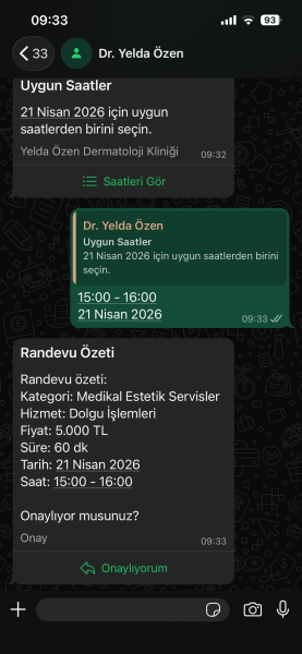 RANDEVU ÖZETİ