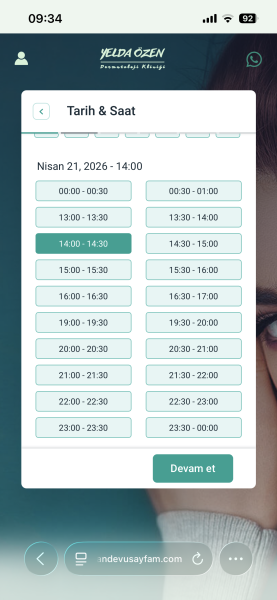 SAAT SEÇİMİ
