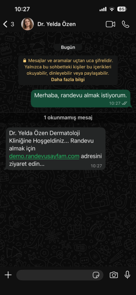 KARŞILAMA MESAJI